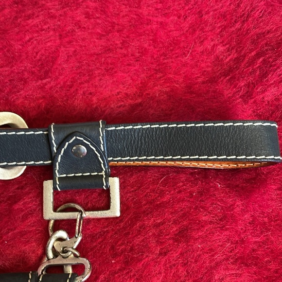 ORCIANI MADE IN ITALY GENUINE LEATHER BELT BAG with CHAIN DETAIL - Picture 5 of 14